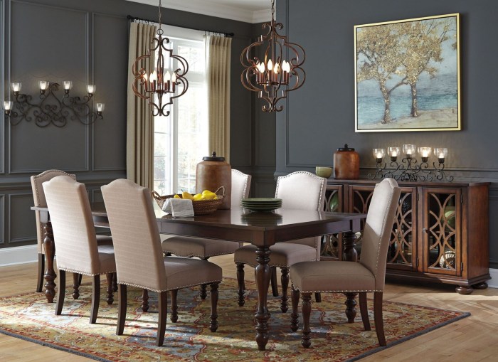 Chair dining oak rustic furniture dark set online