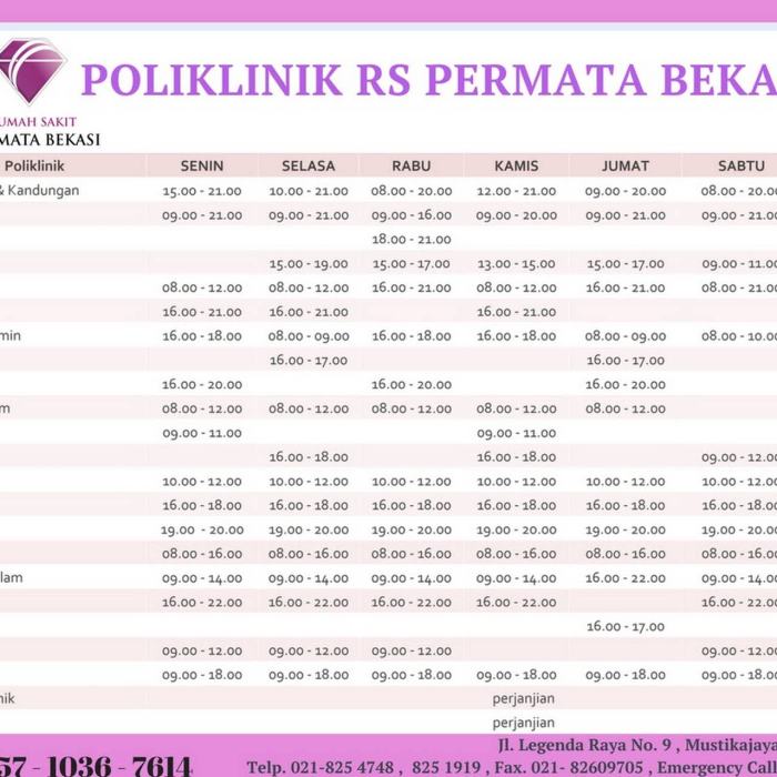 Jadwal dokter spesialis kesehatan reproduksi di Jakarta