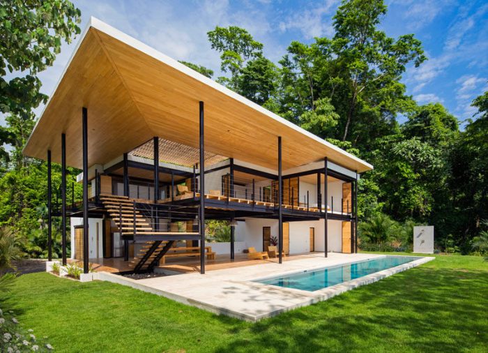 Tropical house open garcia architecture beach jungle contemporary costa rica benjamin saxe