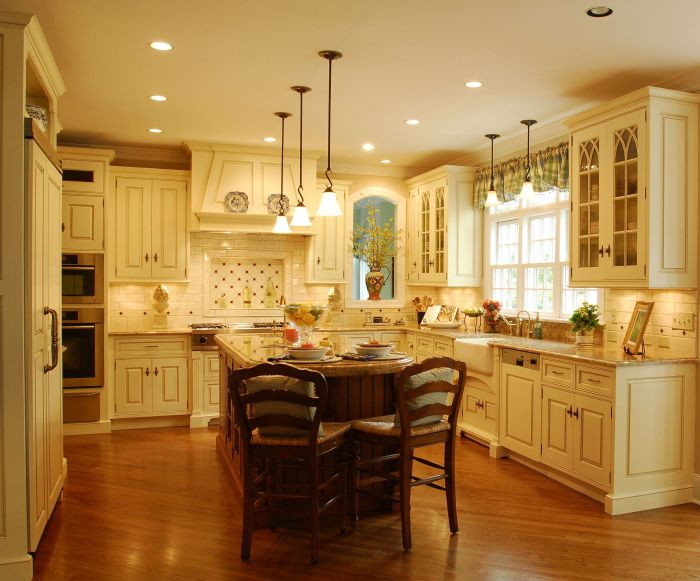 Kitchen traditional design style ideas kitchens designs awesome craft cabinets island beautiful american small cabinetry enduring styles cabinet warm bright