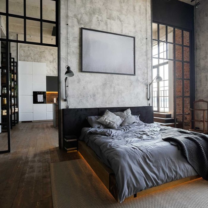 Loft industrial interior decoholic